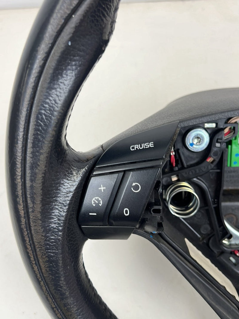 2004-2007 Volvo S60R V70R Steering Wheel Black Leather 08666887 OEM #5782EM