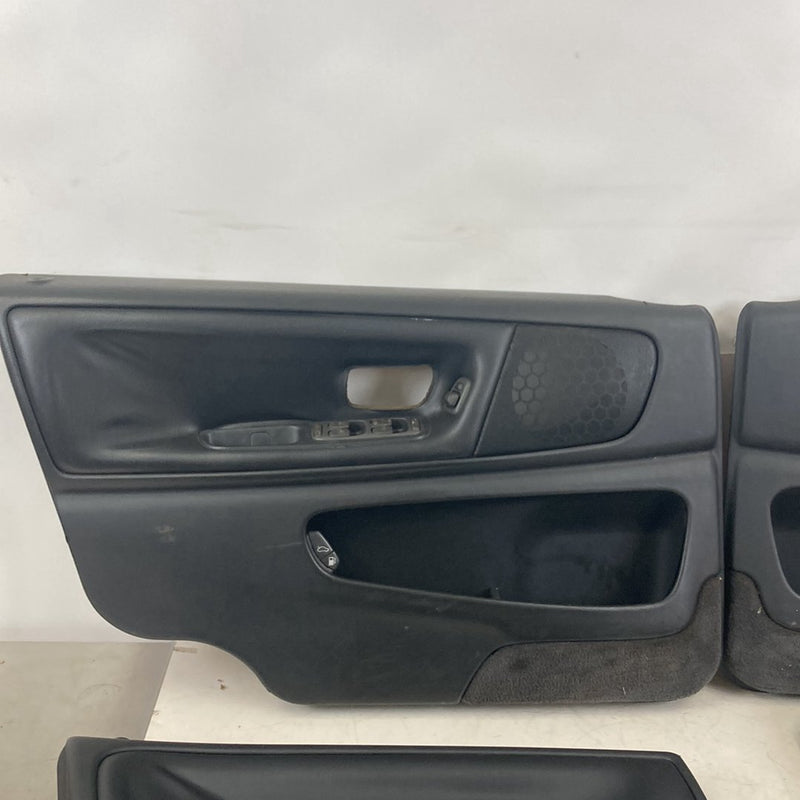 1998-2000 Volvo V70 Door Card Set of 4 Black Wagon 9425690 9425697 OEM #5222M