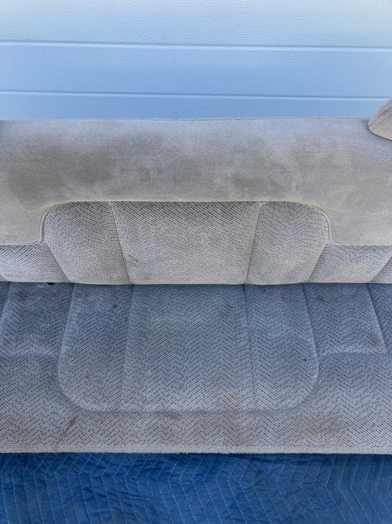 1996-1999 Chevrolet Silverado GMT800 Rear Bench Seat Gray Cloth OEM #4716M