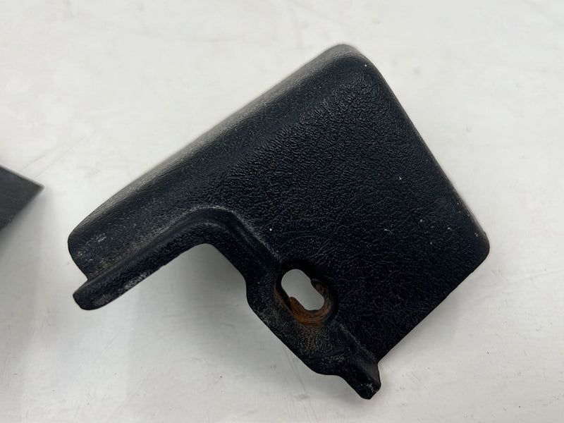 1990-1992 Volvo 740 745 940 Right & Left Seat Track Trim Black Pair 1353552 OEM #5849EM