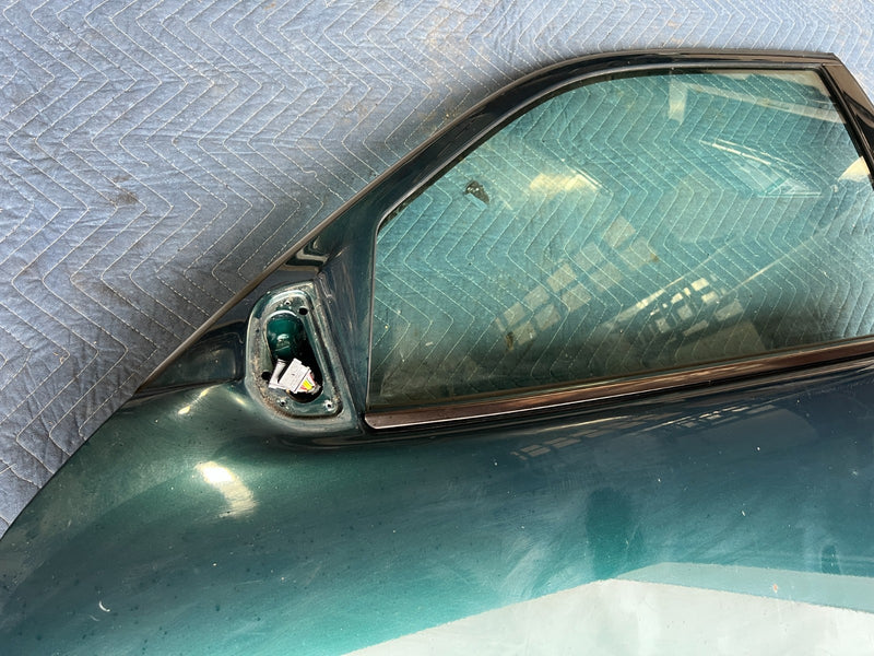 1998-2003 Mercedes W210 E320 Front Driver Left Door Assembly Green OEM #4730EM