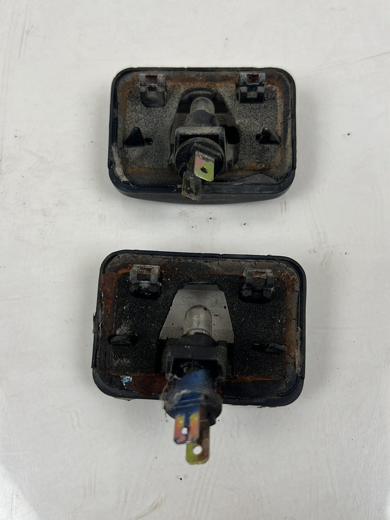 1975-1980 Volvo 244 240 Right &amp; Left Rear License Plate Light Pair OEM #5369EM