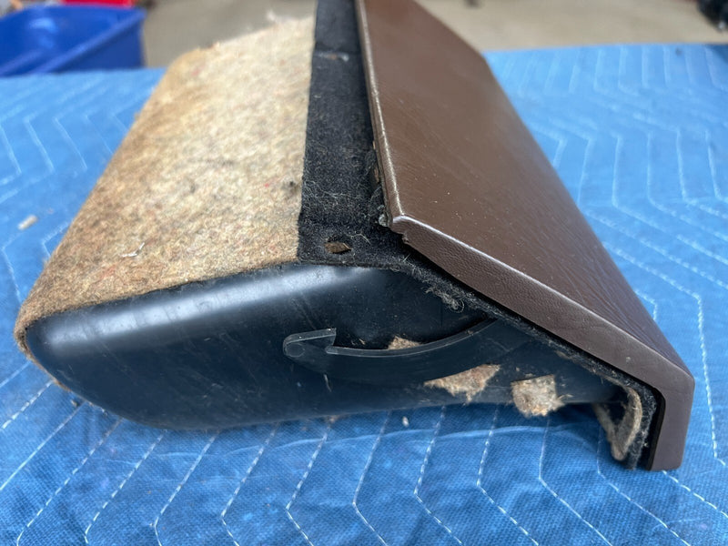1983-1985 Porsche 944 Dashboard Dash Brown Glove Box Compartment OEM #2420EM