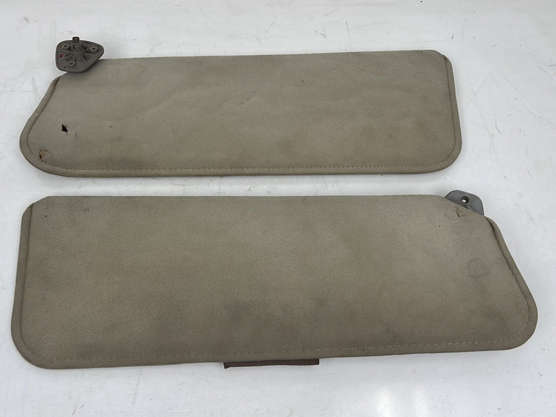 1995-1998 Chevrolet Silverado GMT400 Right & Left Sun Visor Shade Pair OEM