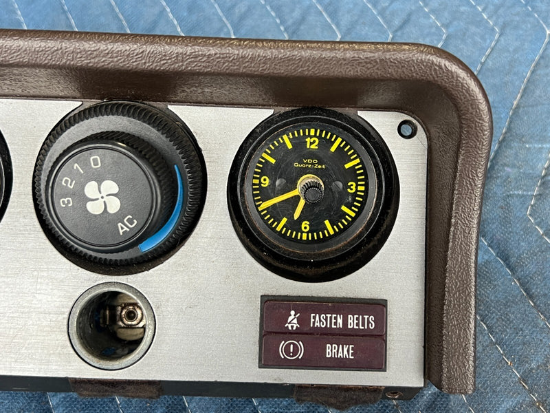 1983-1985 Porsche 944 AC Climate Control Oil Pressure Gauge Panel OEM #2423EM