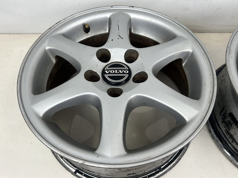 1998-2000 Volvo V70 S70 6 Spoke 15" Alloy Wheel Rim Set of 4 9173713 OEM