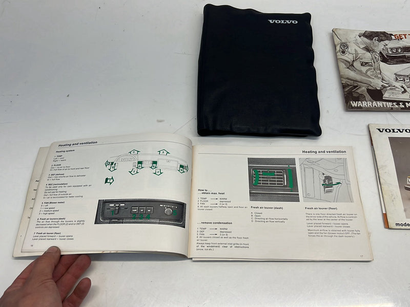 1980 Volvo 244 240 Owners Manual User Pamphlet Booklet OEM #5268EM