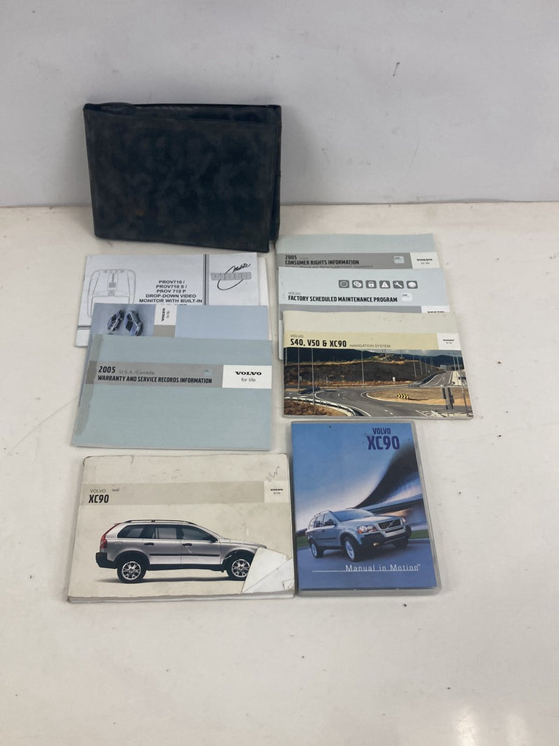 2005 Volvo XC90 I 275 Owners Manual Book CD Set OEM #4868M