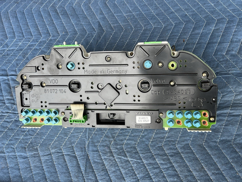 1993-1997 Volvo 850 850R Instrument Gauge Cluster 9148571 Manual Trans OE #4484E
