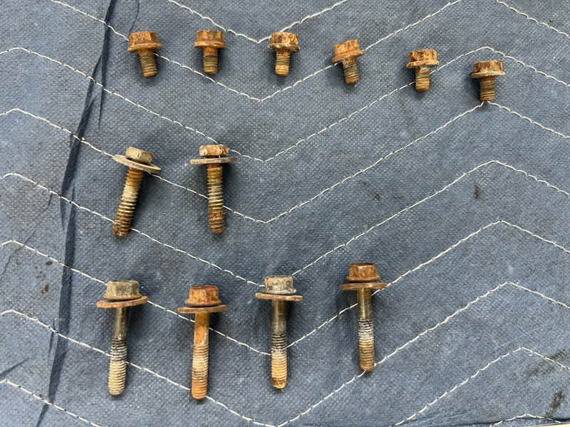 1993-1997 Volvo 850 850R V70 S70 C70 Front Bumper Bolt Set Hardware OEM #4537E