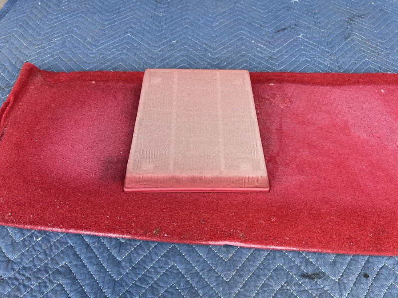 1980-1985 Cadillac Seville Rear Parcel Hat Shelf Red Interior OEM #3410M