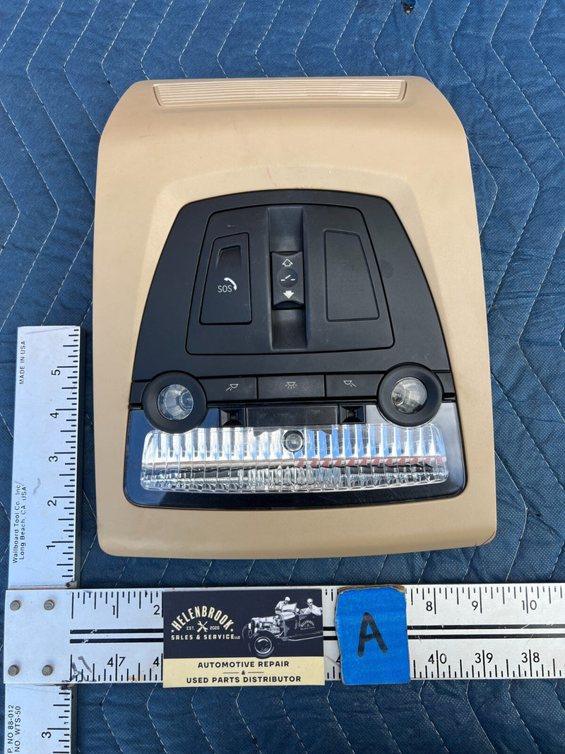 2011-2017 BMW X3 F25 Beige Center Overhead Dome Light Sunroof Switch OEM #2374EM