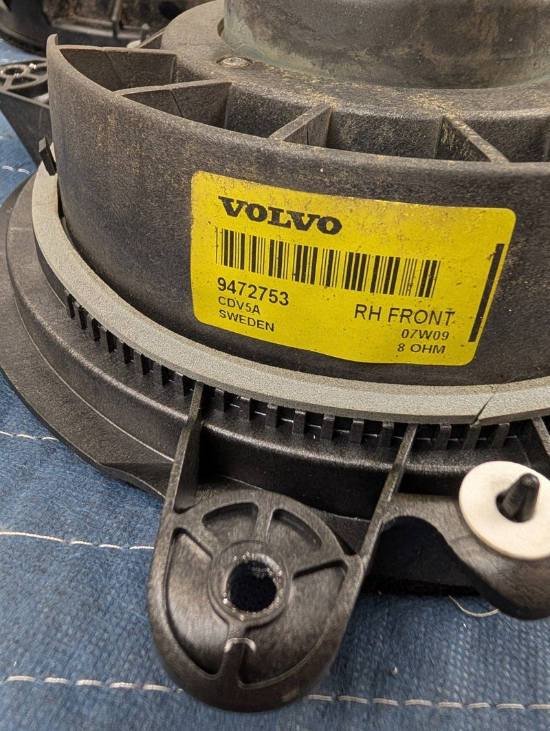 2005-2007 Volvo S60R Front Rear Door Speaker Dolby Surround Set of 4 OEM #6393EM