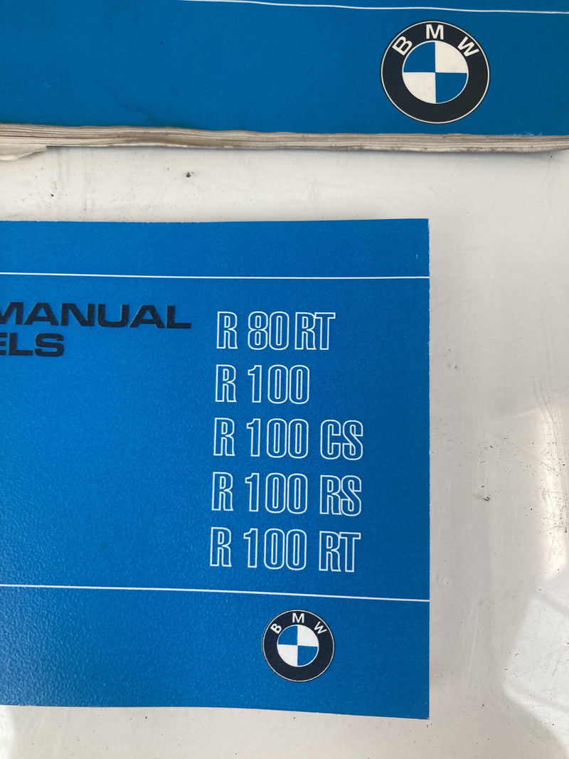 1983 BMW R80RT - Owners Manual