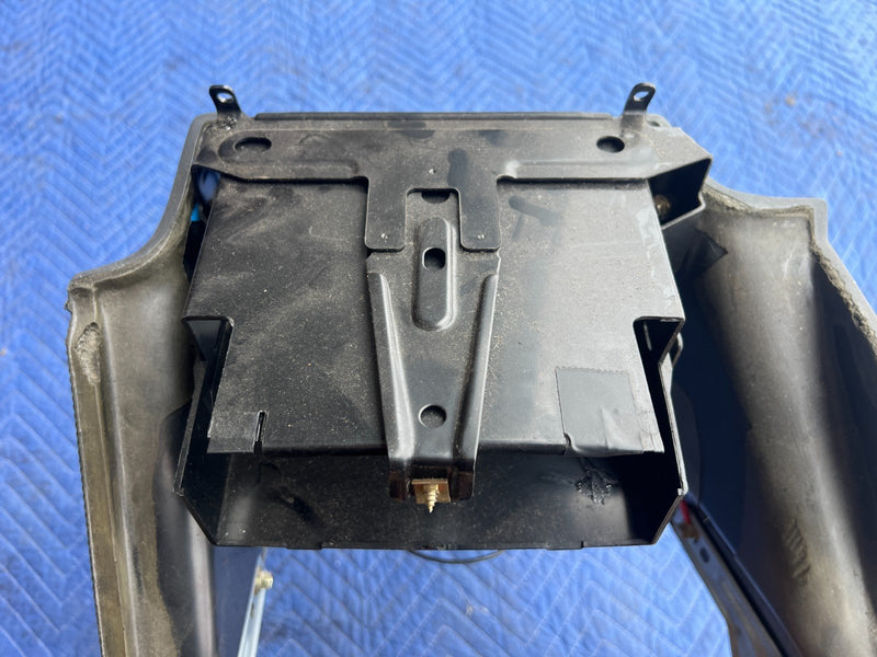 1989-1995 Volvo 740 940 Sedan LH & RH Lower Center Console Trim Gray OEM #3753EM