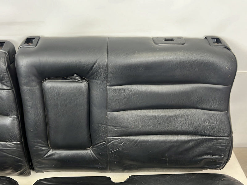 1990-1992 Volvo 740 745 940 Wagon Black Leather Rear Seat Assembly OEM #5985EM