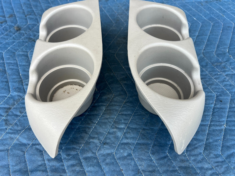 2004-2010 Toyota Sienna Left & Right Rear Cup Holder Pair Beige OEM #3591EM