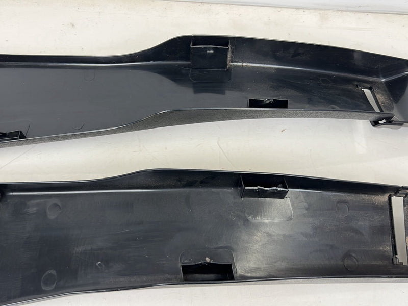 1990-1992 Volvo 740 745 940 Left & Right B Pillar Trim Pair Black OEM #5865EM