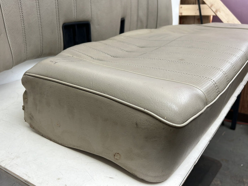 1984-1993 BMW 318i E30 Rear Bench Seat Assembly Beige 8781827 OEM #6735EM