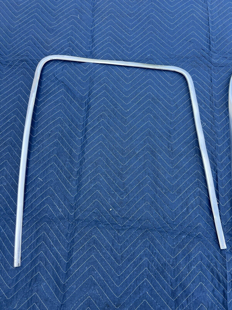 Volvo 240 242 244 245 L & R Window Surround Trim Chrome Early Style OEM #3935E