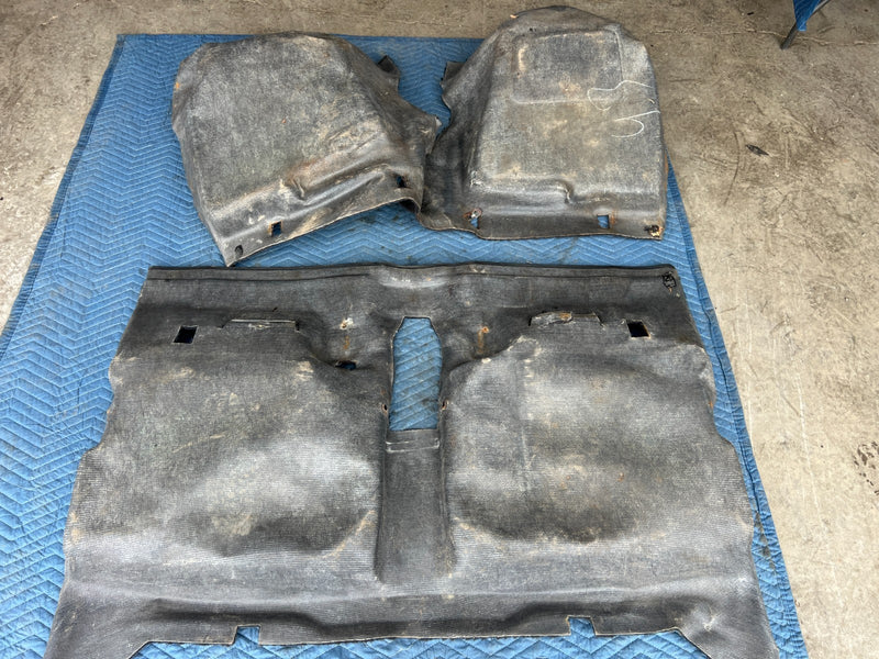 1986-1993 Volvo 240 244 *Sedan Only* Gray Molded Carpet Full Set OEM #4499EM