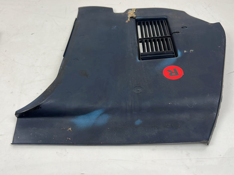1975-1980 Volvo 244 240 Lower Left & Right Kick Panel Trim Black OEM #5410EM