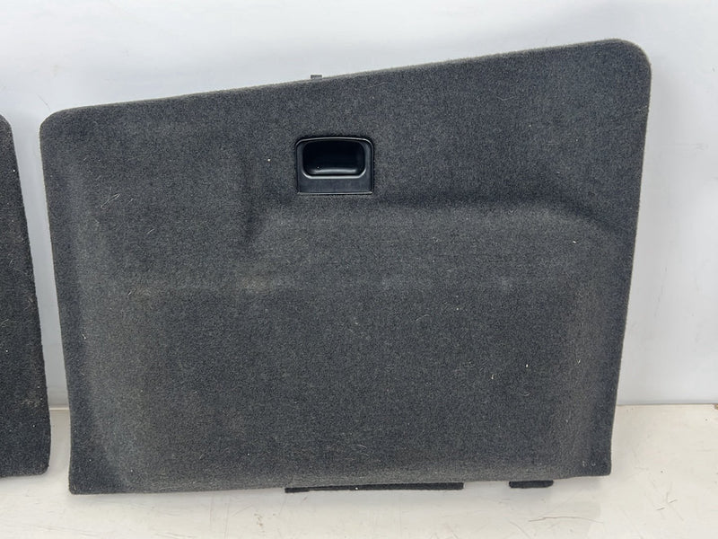 1996-2003 Audi S8 D2 A8 Rear Trunk Right & Left Carpet Panel Trim Pair Black OEM #6378EM