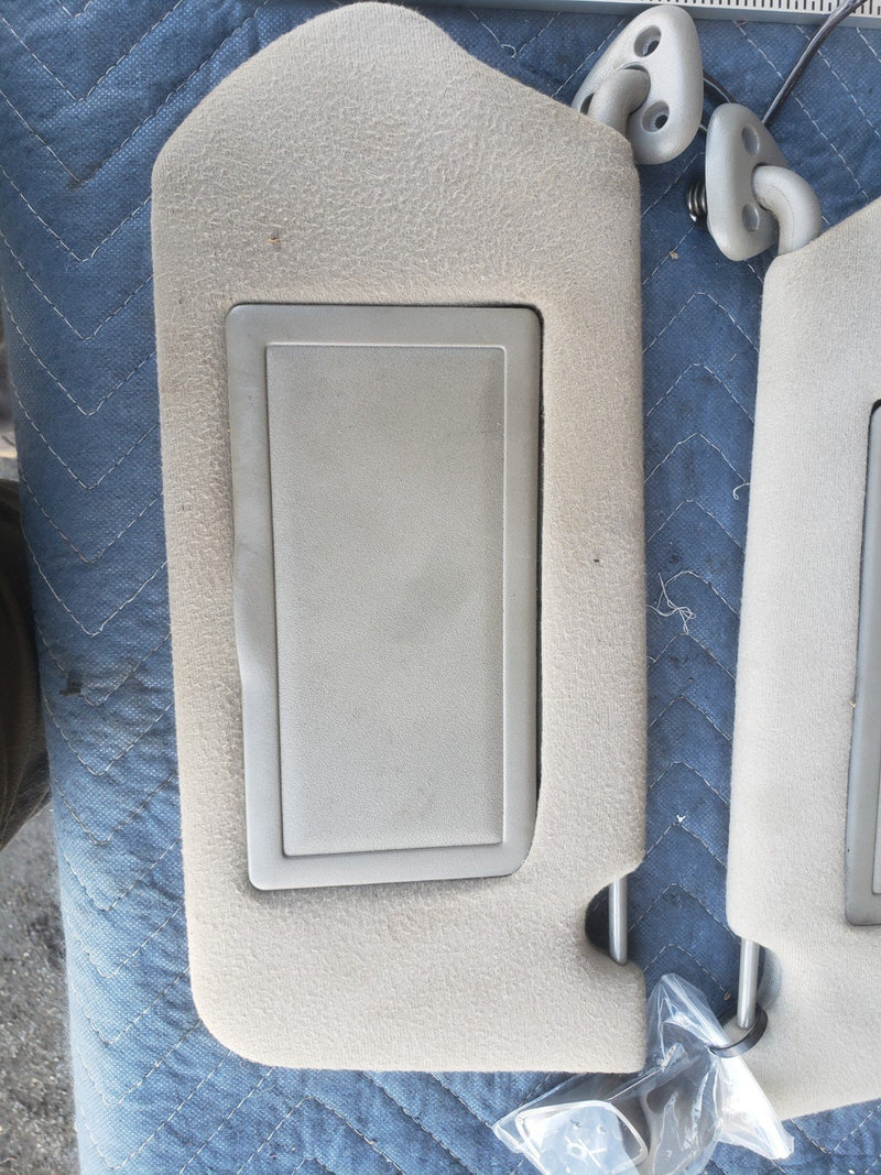 2000-2005 Chevy Impala Right & Left Sun Visor Shade Cloth Pair OEM #2174CN