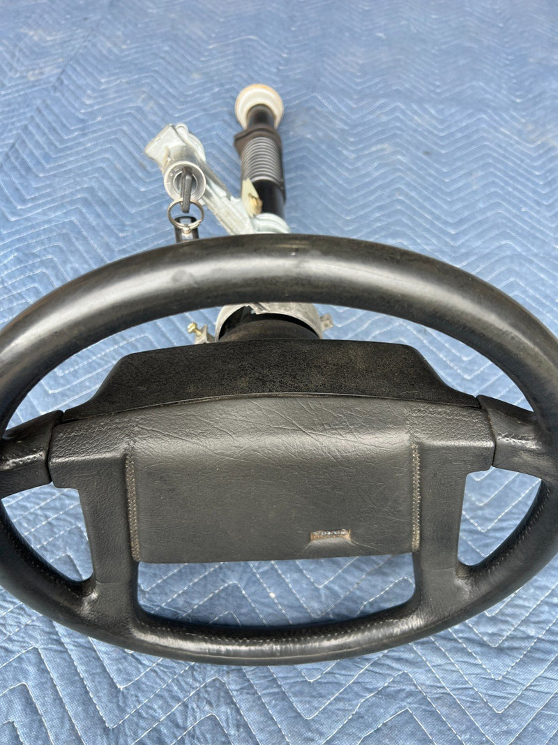 1986-1993 Volvo 240 244 245 Steering Wheel Column & Ignition w/ Key OEM #4126EM