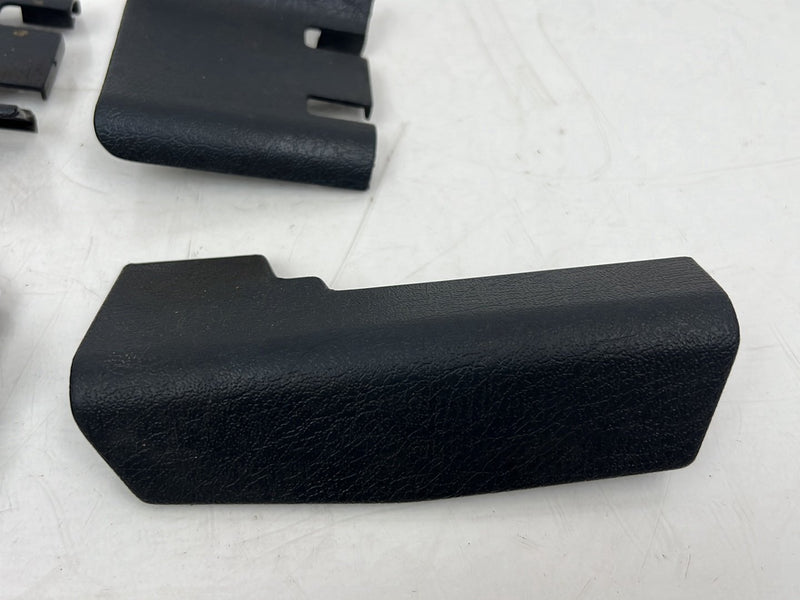 1993-1997 Volvo 850 Lower Seat Track Trim Cover Set Gray OEM