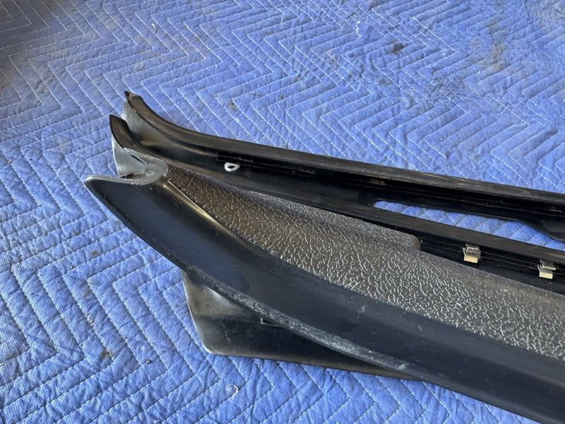 1986-1993 Volvo 240 244 Sedan Door Entry To Carpet Scuff Trim Panels OEM #4871E