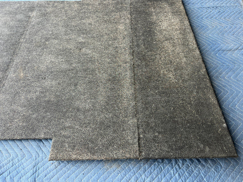 1986-1993 Volvo 240 245 Wagon Rear Floor Deck Carpet Panel Black OEM #4144EM