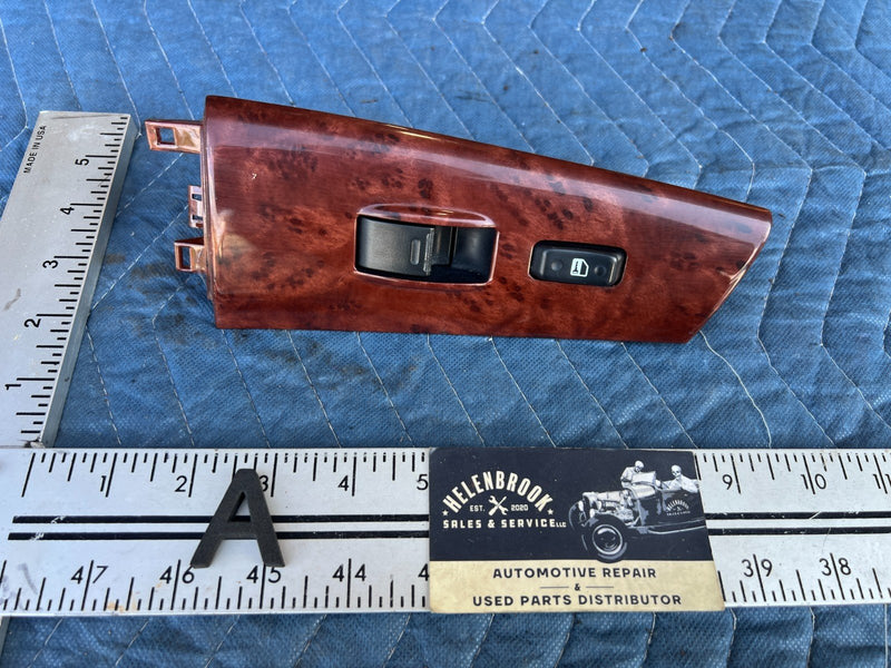 2003-2008 Toyota Corolla Front Passenger RH Door Window Switch Wood OEM #3337EM