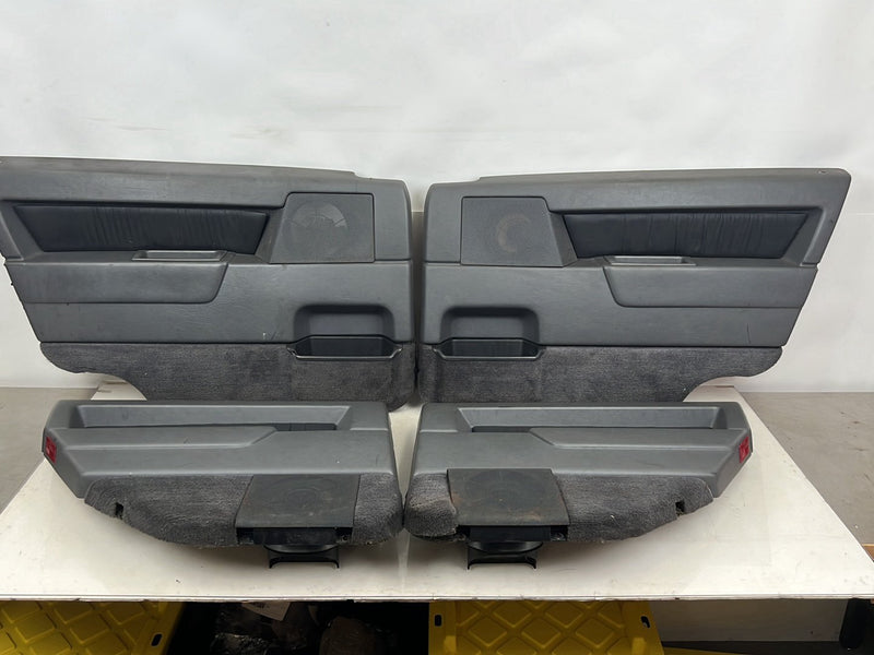 1993-1997 Volvo 850 Door Card Trim Panel Set of 4 Gray OEM