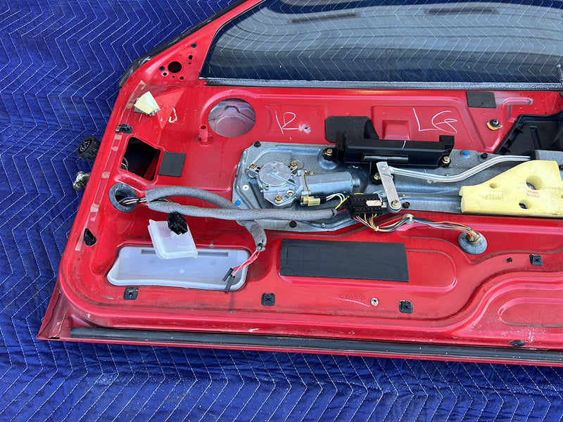 1993-1997 Volvo 850 Front Passenger Right RH Door Assembly Red OEM