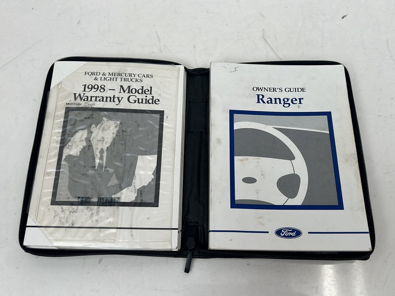 1998 Ford Ranger Owners Manual User Guide Booklet w/ Case OEM #6011EM