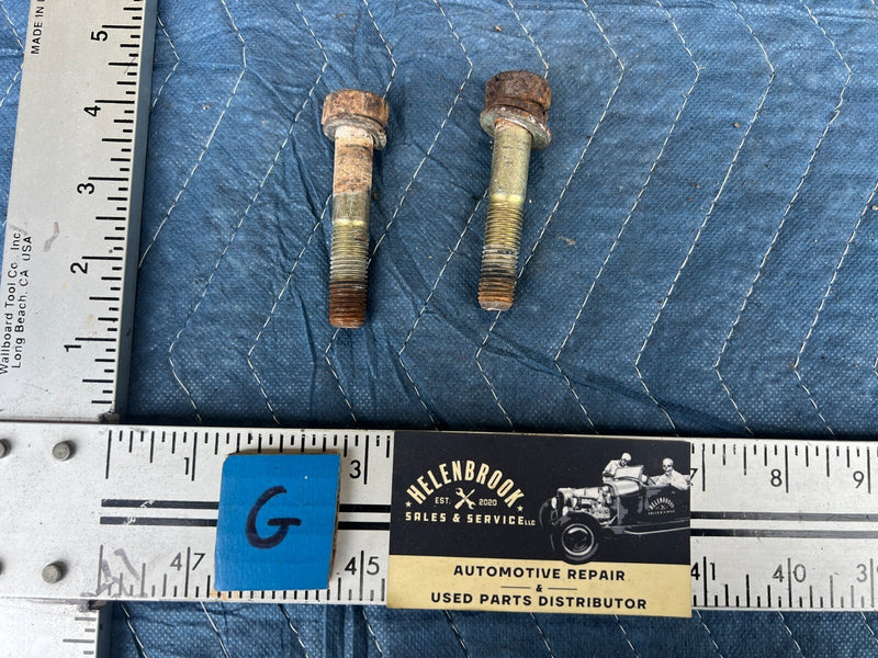 1983-1985 Porsche 944 Rear Bumper Reinforcement Shock Bolt Hardware OEM #2549EM