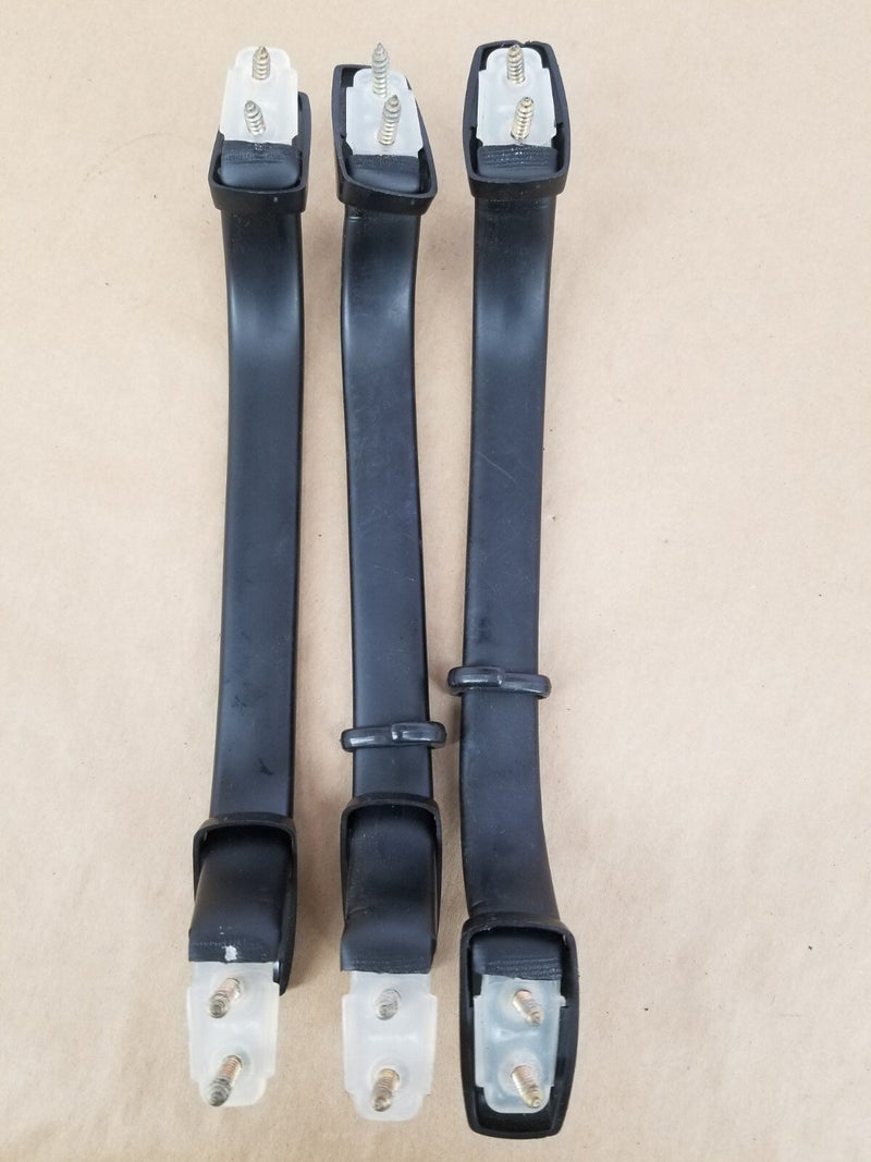 1984-93 BMW E30 318i 325i Black Interior Overhead Grab Handle Set OEM #464CN