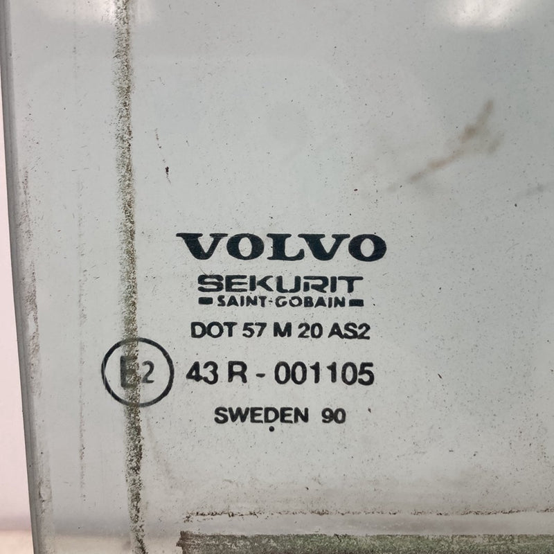 1986-1993 Volvo 240 244 Window Glass Driver Rear 43R-001105 90 OEM #4881M