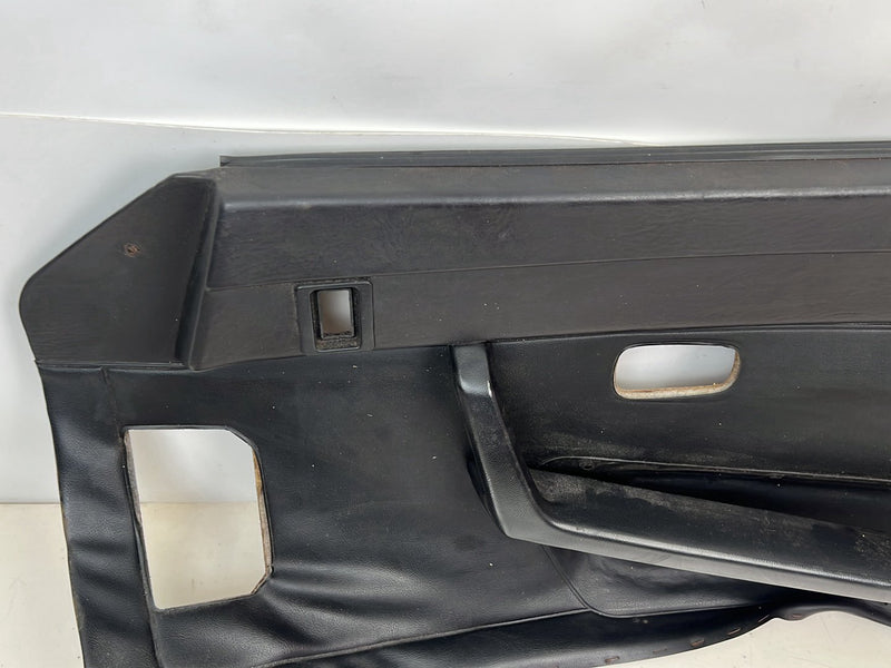 1983-1985 Porsche 944 Left + Right Door Card Panel Pair Black OEM #5706EM