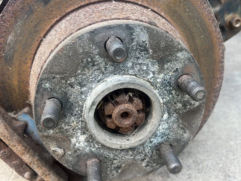 1983-1985 Porsche 944 Rear Trailing Arm Wheel Hub Knuckle Assembly OEM #2466EM