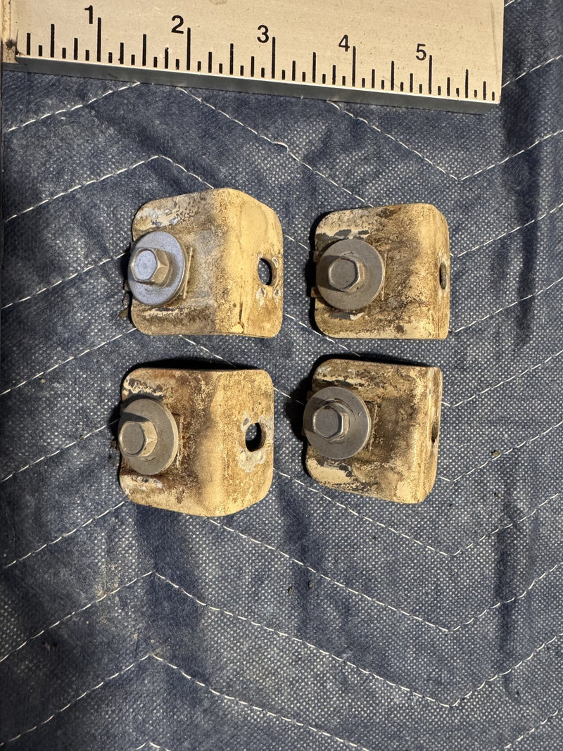 1986-1993 Volvo 240 244 Front Left & Right Fender Mount Bracket Set OEM #4519EM