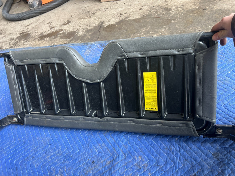 1992-1995 Volvo 940 740 3rd Row Booster Seat Assembly Charcoal RARE OEM #3293EM