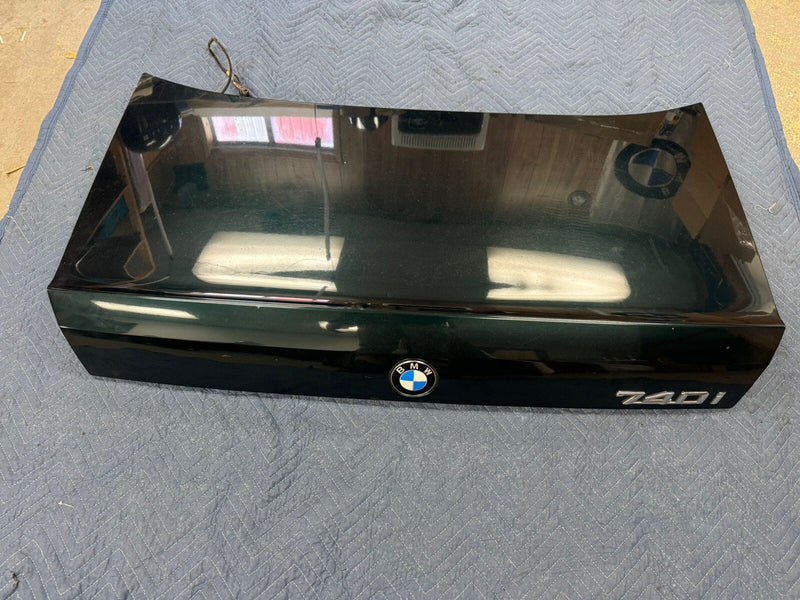 1986-1994 BMW 7 Series E32 Deck Lid Trunk Panel Green Hatch Rear OEM #1075M