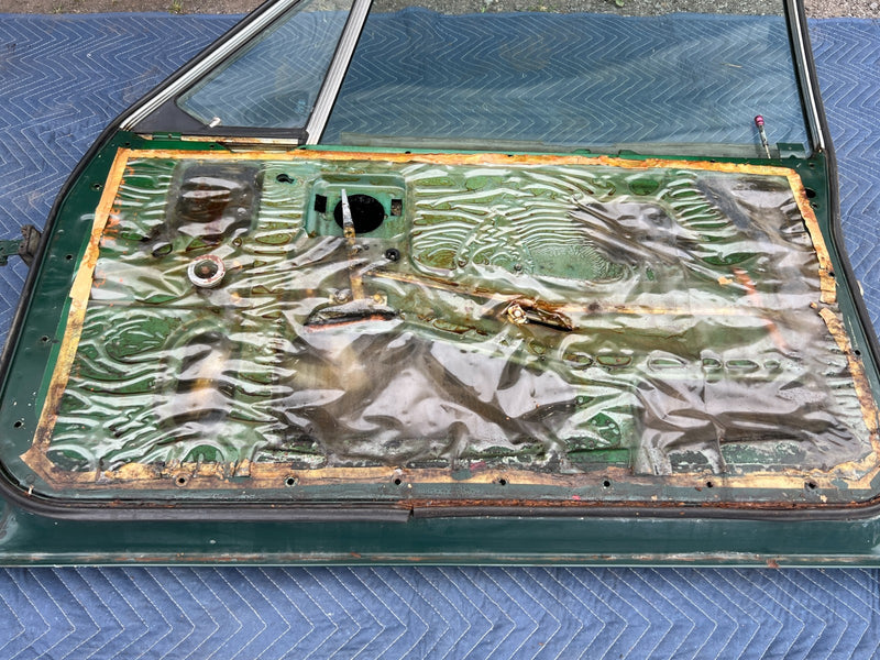 1967-1974 Volvo 140 142 Coupe Front Passenger Right Door Panel Green OEM #4856EM