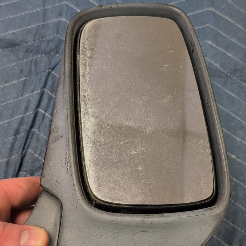 1992-1995 Volvo 940 740 Driver Left Door Power Mirror Assembly Black OEM #6406EM