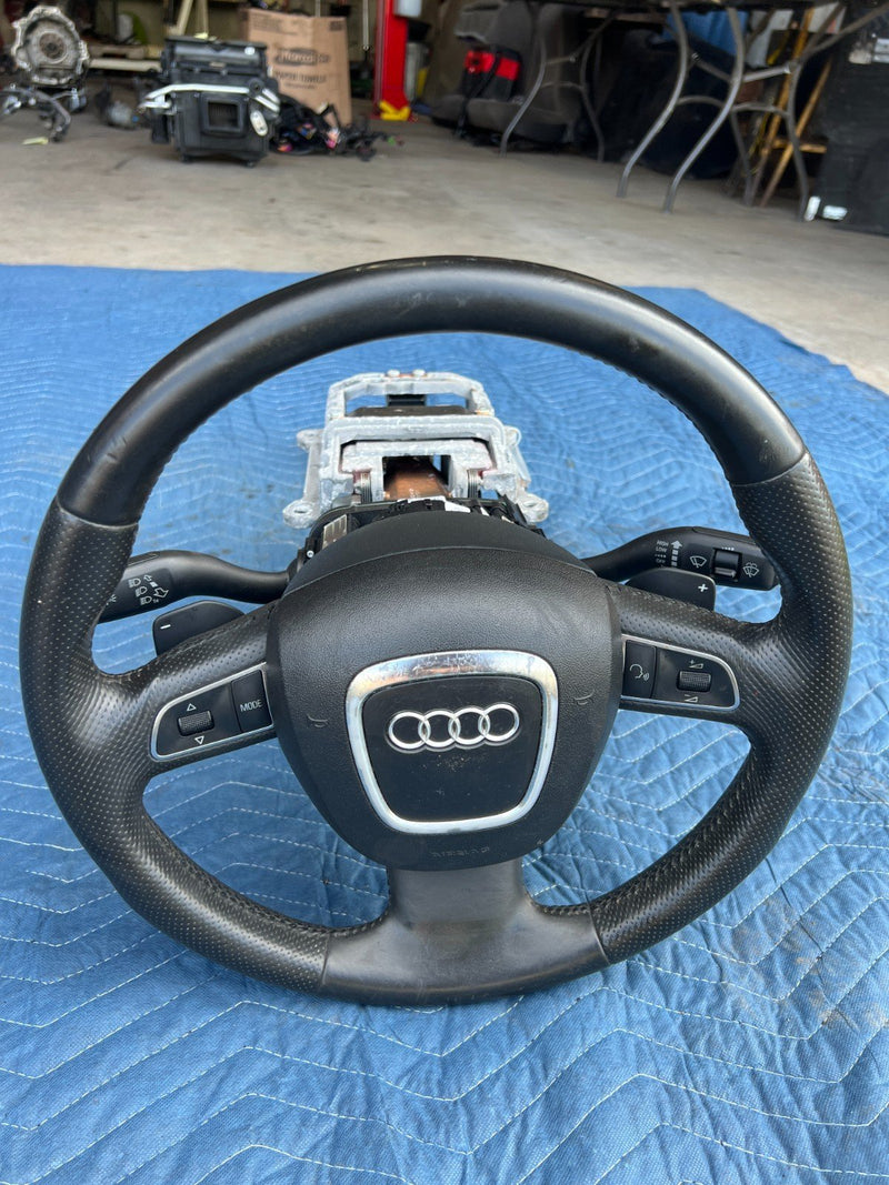 2005-2011 Audi A6 Steering Column Wheel Assembly w/ Stalks OEM #3524EM