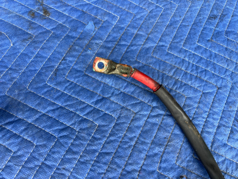 1989-1995 Volvo 740 940 Sedan Positive Battery Cable Engine OEM #3813EM