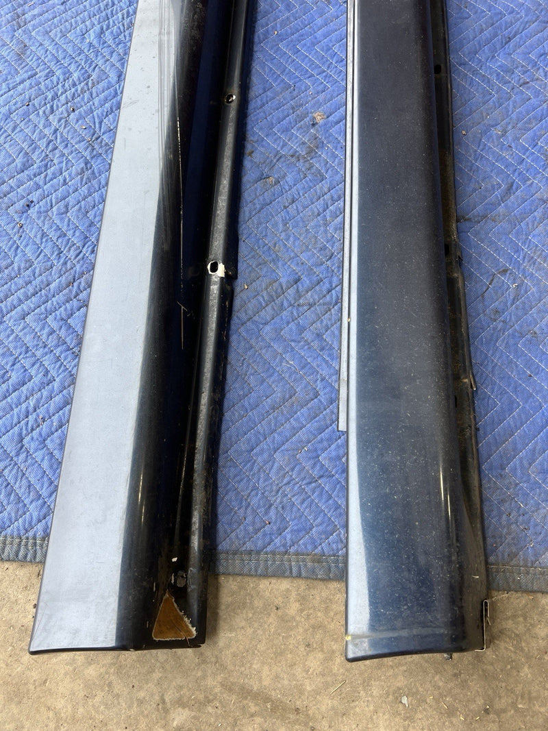 1993-1997 Volvo 850 850R Lower Rocker Panel Trim Pair Blue L & R OEM #4415E