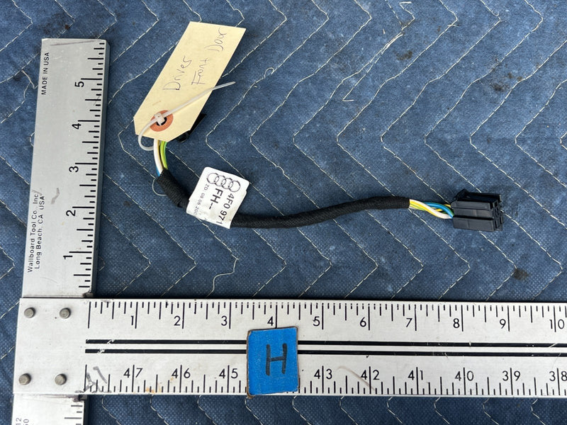 2005-2011 Audi A6 Driver Left LH Front Power Window Wiring Harness OEM #3439EM